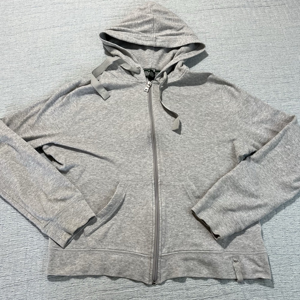 Women's Lauren Ralph Lauren Active Sport zip up hoodie Gray Large